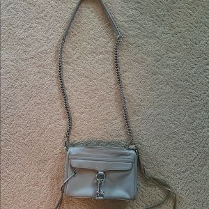 rebecca minkoff grey crossbody bag